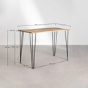 Mange debout table (eco bois)