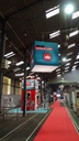 Enseigne suspendue 1500 x 1500 x ht 1500 m/m impression R°