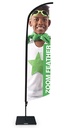 Drapeau zoom feather R°/V°
