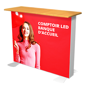 Banque d’accueil LED Vector