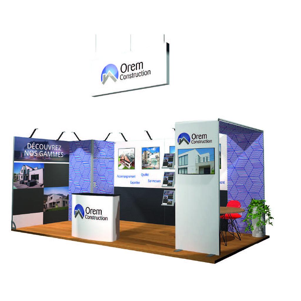 Stand Tradi-modulaire de 18 m | BTLEC