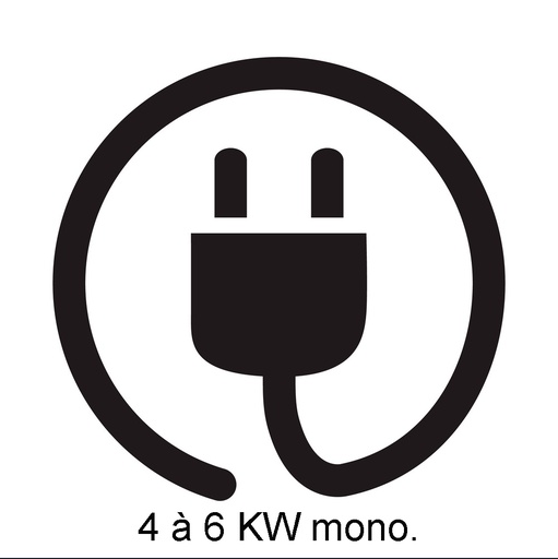 Coffret électrique 6 KW Mono.